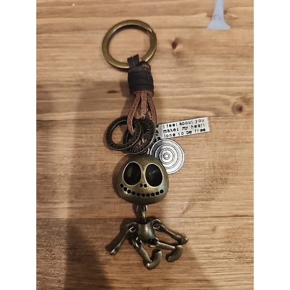 NEW Jewelry Skull Skeleton Charm Halloween‎ Car Keychains Backpack Key